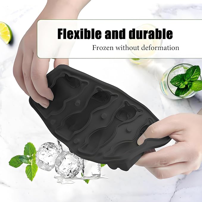 3D Alpaca Ice Cube Mold, 4 Hole Fun Shapes Large Daarcin Ice Cube Tray - Image 7