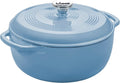 Lodge 3 Quart Enameled Cast Iron Dutch Oven by Lodge