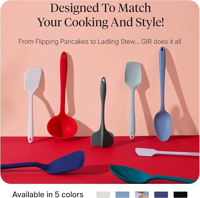 GIR: Get It Right 5-Piece Silicone Ultimate Kitchen Utensils Set - Image 6