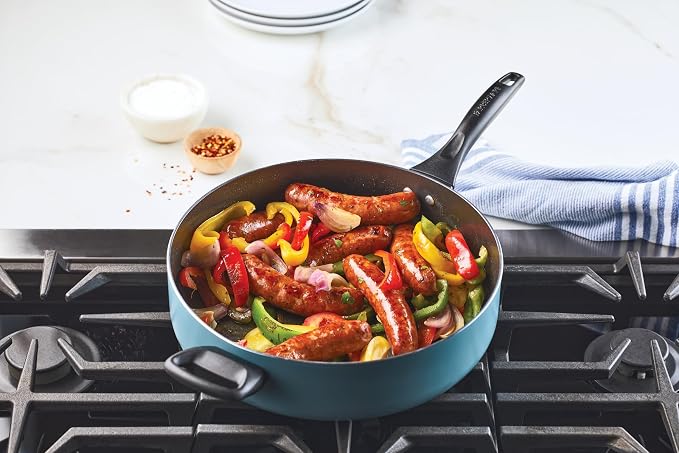 Farberware Dishwasher Safe Nonstick Jumbo Cooker/Saute Pan - Image 3