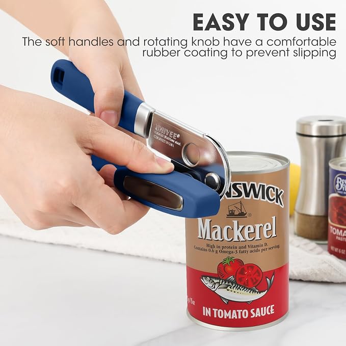 Manual Can Opener, UHIYEE Handheld Can Opener Heavy Duty - Image 4