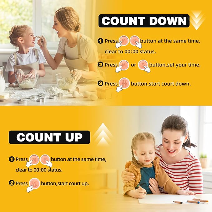 Classroom Timers for Teachers Kids Large Magnetic Digital Timer 4 Pack - Image 7