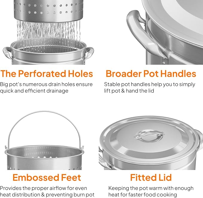Bonnlo 44QT Turkey Fryer Pot - Image 6