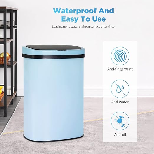 13 Gallon 50 Liter Garbage Can Kitchen Trash Can - Image 4