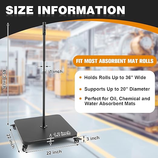 Blulu Adjustable/Mobile Mat Roll Holder - Image 4