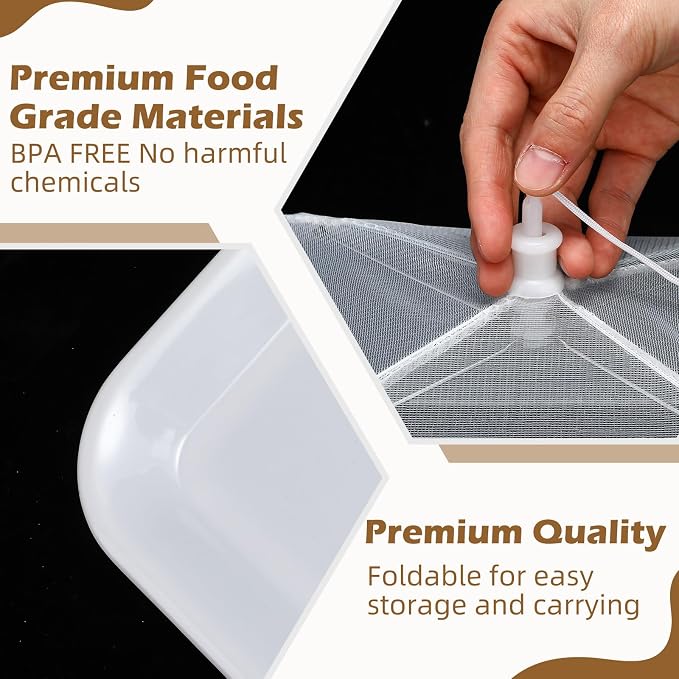 Baderke 8 Pack Plastic Serving Trays - Image 3
