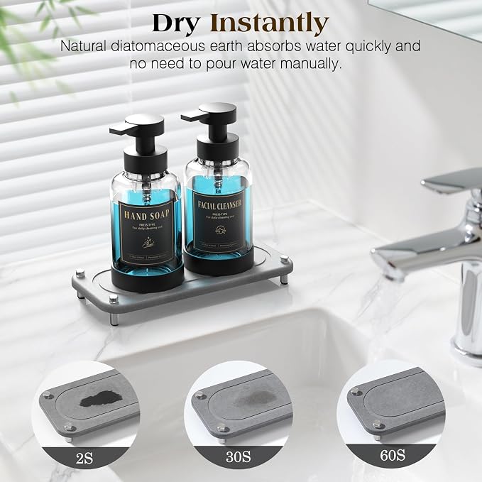 Luxspire Foaming Soap Dispenser, Non-Slip Hand Soap Dispenser - Image 6