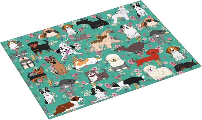 Dog Dish Drying Mat For Kitchen Microfiber Drying Mats Absorbent Reversible - Image 2