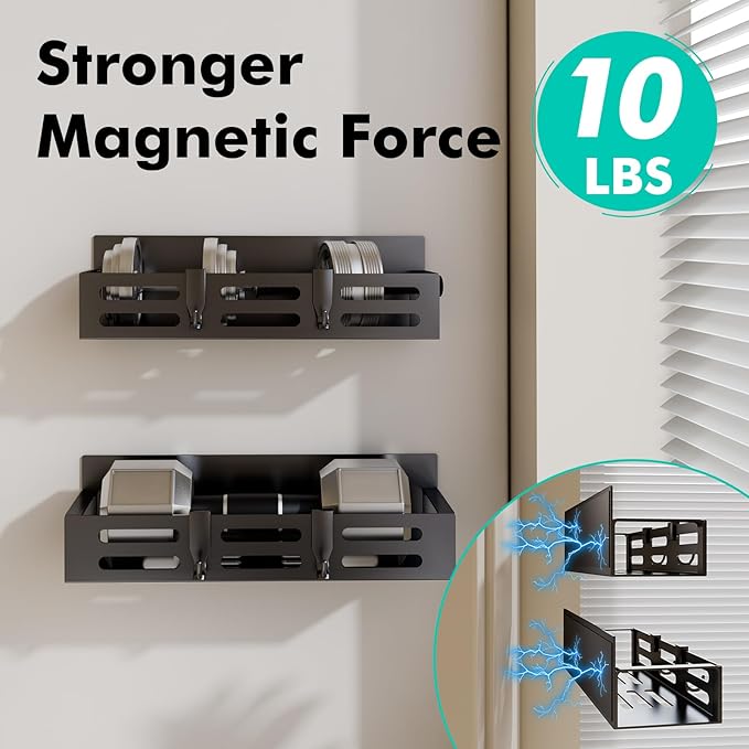 SETBAOO 4 Pack Magnetic Spice Rack - Image 3