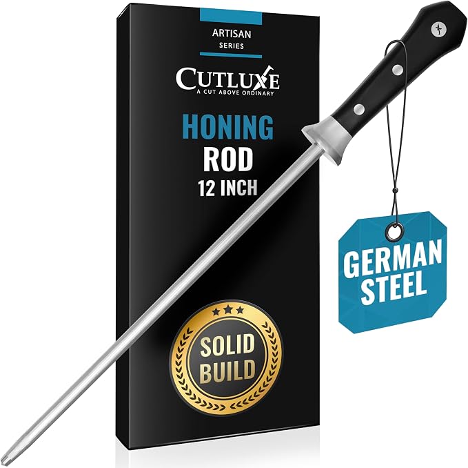 Cutluxe Honing Rod, Sharpening Steel by Cutluxe