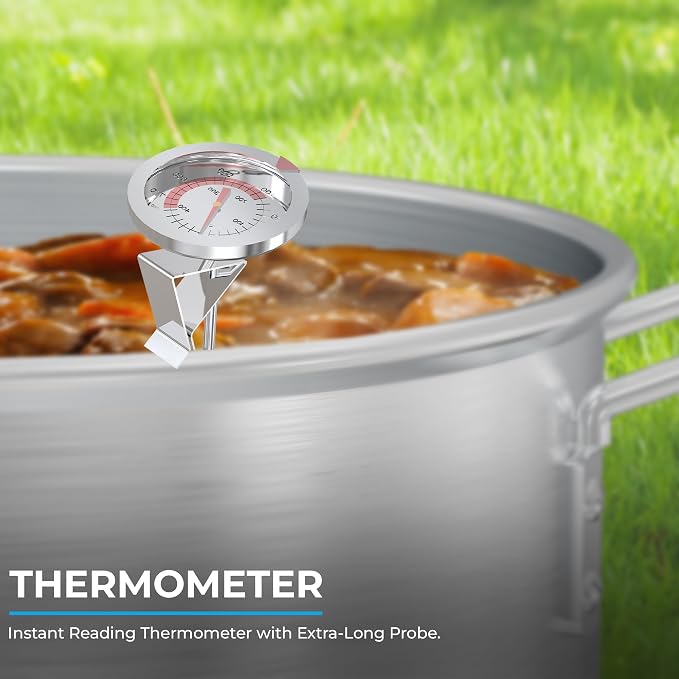30 Qt Aluminium Stock Pot Kit – Turkey Fryer Pot - Image 7