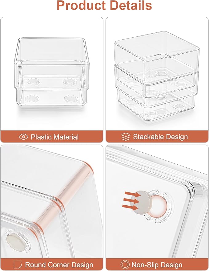 SMARTAKE 20-Piece Drawer Organizer - Image 5