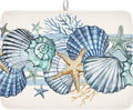 Summer Sea Shell Drying Mat 24x18 Inch, Starfish Drying Mat by Trongr