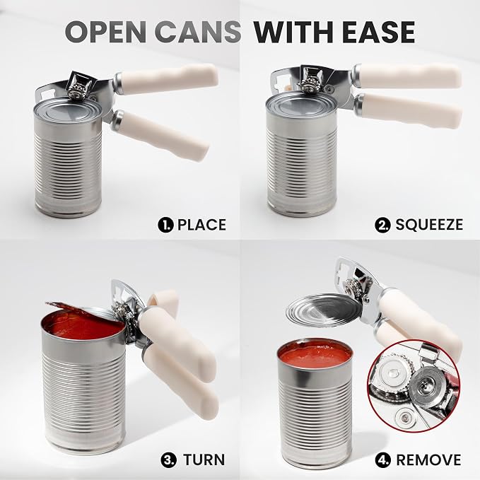 Zulay Kitchen Heavy Duty Stainless Steel Can Opener Manual - Image 6