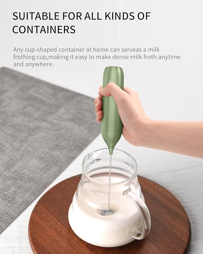 CIRCLE JOY Rechargeable Milk Frother Handheld - Image 6
