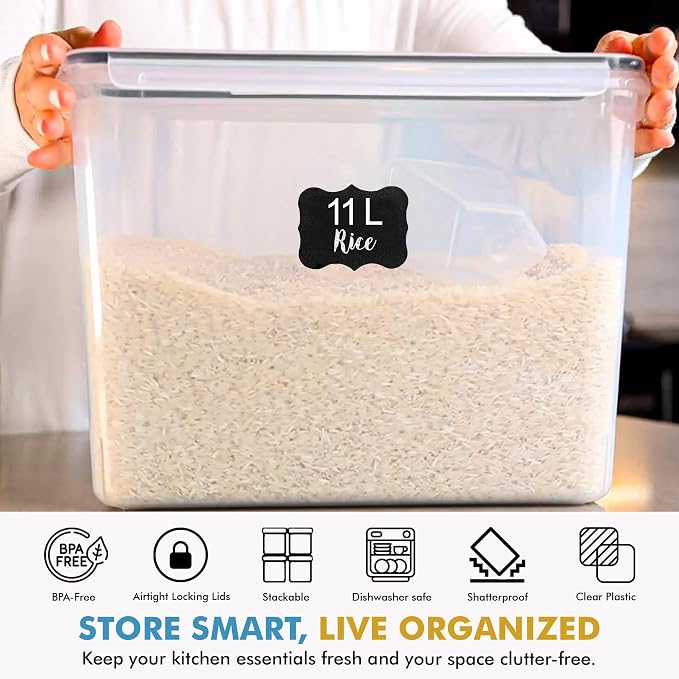 Shazo 2 PC Flour Sugar Storage Containers - Image 7
