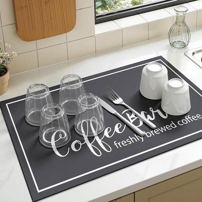 Findosom Dish Drying Mat, Cuttable Drying Mat - Image 9