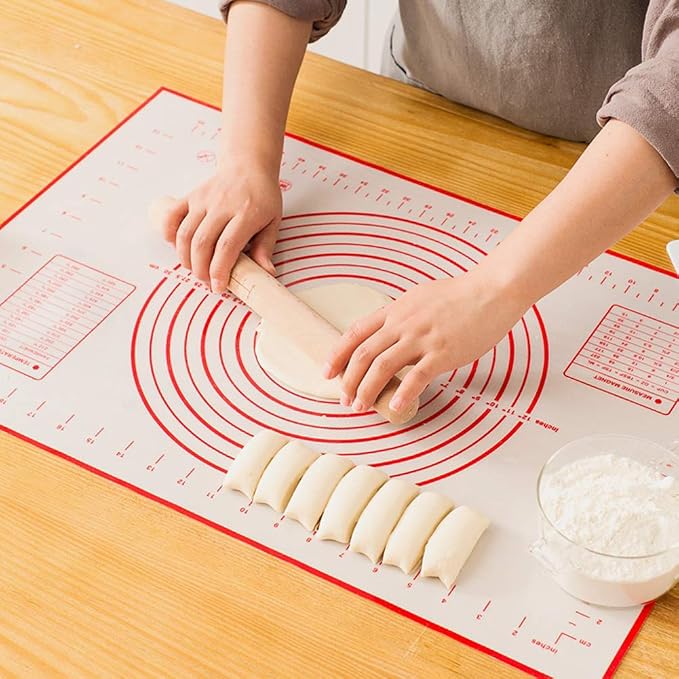 Silicone Pastry Mat Extra Thick Large Non Stick Baking Supplies Kitchen Counter - Image 7