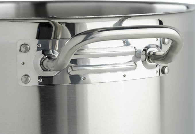 Winware Stainless Steel 24 Quart Stock Pot - Image 3