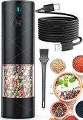 1Pc Electric Salt and Pepper Grinder USB Rechargeable by Lidaop