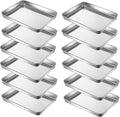 Extra Small Serving Tray in Bulk Stainless Steel 304 Little Tiny Baking Sheet by YourReliableKitchenPartner