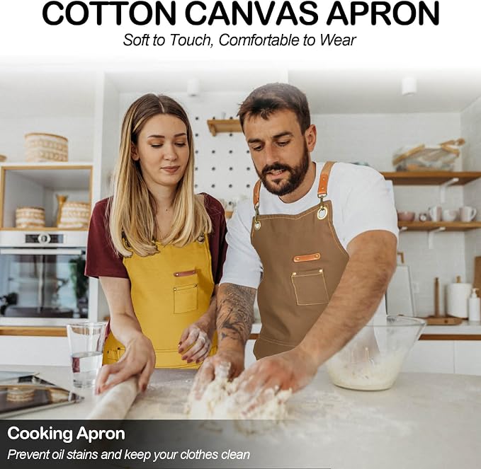 Genixart Chef Apron for Men Women - Image 2