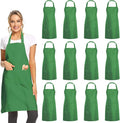 DUSKCOVE 12 Pack Plain Bib Aprons by DUSKCOVE