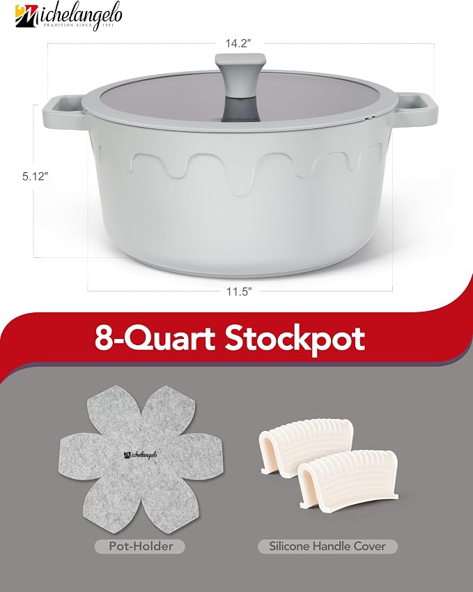 MICHELANGELO 8-Quart Soup Pot - Image 2