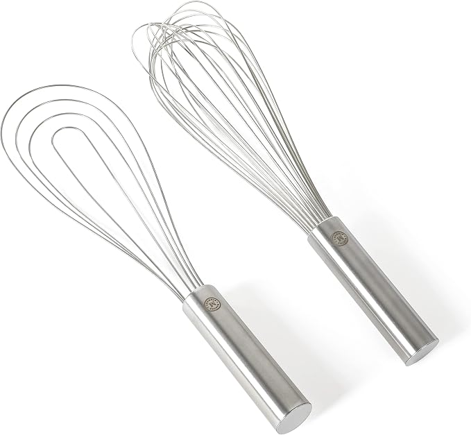 Martha Stewart Richburn 2pc 12" Stainless Steel Balloon & Flat Whisk by MarthaStewart