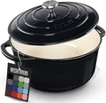 Zulay Kitchen 6.4 Quart Enameled Cast Iron Dutch Oven Pot by ZulayKitchen