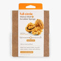 Full Circle Walnut and Cellulose Scrubber Sponges – Pack of 6 – Powerful by FULLCIRCLE
