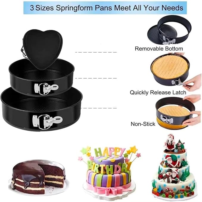 530Pcs Cake Decorating Kit Baking Supplies Cake Turntable Baking Accessories - Image 2