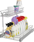 OCG Under Sink Cabinet Organizer Two Tier Pull Out Shelf, Under Sink Sliding by OCG