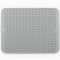 Silicone Drying Mat 16 × 12 – Gray Non-Slip Sink Mat by Unknown