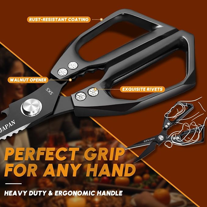 HUUSK Kitchen Scissors Set Upgraded - Image 4