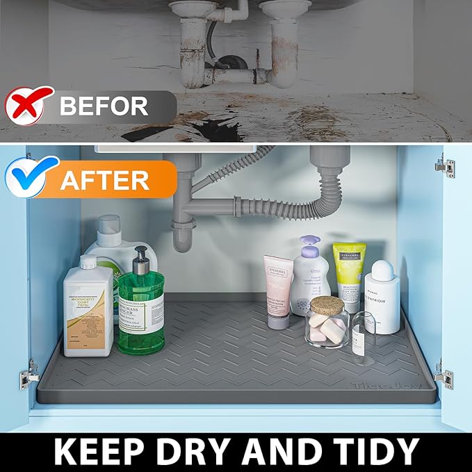 TigeJoy 28" x 19" Under Sink Mats - Image 5