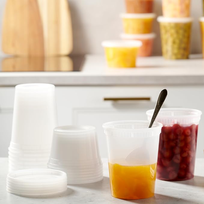 24 Pack -32 Oz Plastic Deli Containers - Image 3