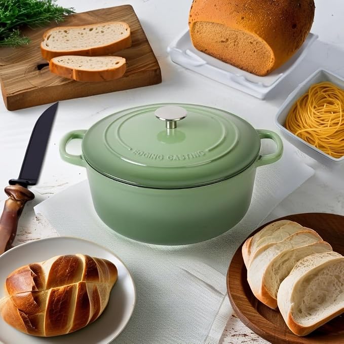 EDGING CASTING Enameled Cast Iron Dutch Oven Pot - Image 5