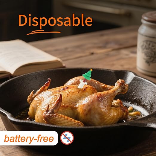 CloudHand Meat Turkey Pop Up Timer & Flavor Injector Set, Turkey Thermometer - Image 7