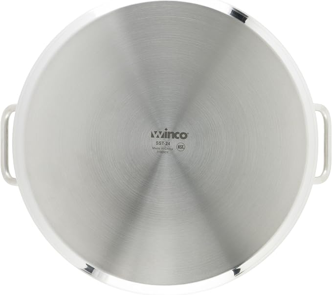 Winware Stainless Steel 24 Quart Stock Pot - Image 4