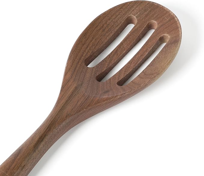 Martha Stewart Bainford 4-Piece Wooden Kitchen Utensil Set, Walnut – Cooking - Image 6