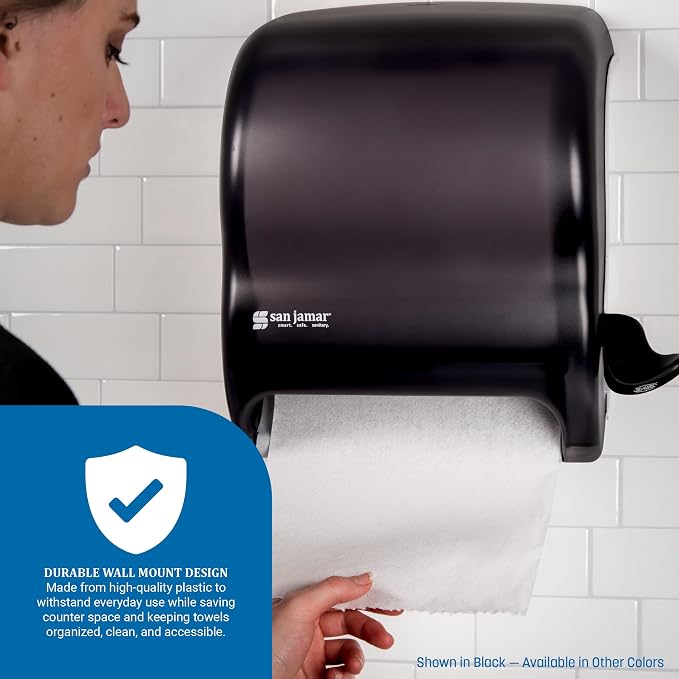 San Jamar Classic Element Paper Towel Dispenser Fits All Core Sizes - Image 4