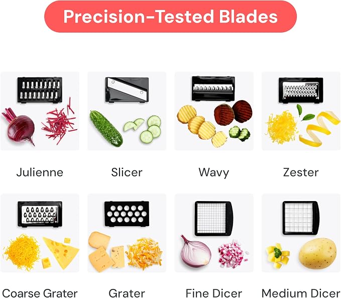 Fullstar All in One Vegetable Chopper and Mandoline Slicer - Image 4