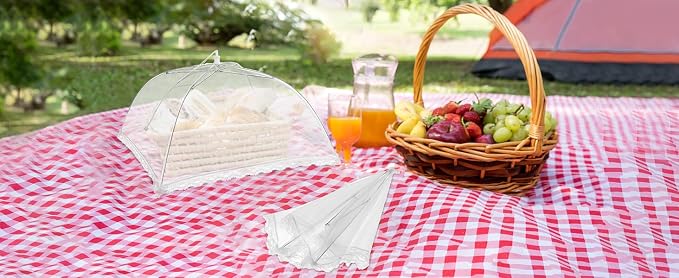 Anpro Food Covers for Outdoors, Pop-Up Mesh Food Tents, Collapsible Reusable - Image 8