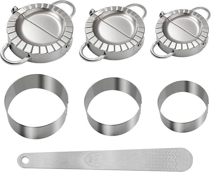 3-in-1 Stainless Steel Dumpling Maker Set by Unknown