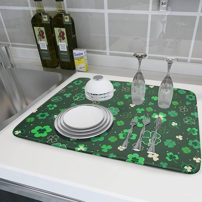Happy St. Patrick's Day Dish Drying Mat - Image 6