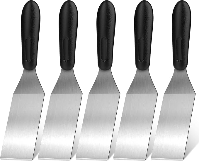 Small Spatula 5 Pieces, Metal Spatulas by HslyT