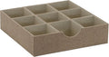 Household Essentials Brown 723-1 Deep 9 Section Drawer Organizer Box by HouseholdEssentials