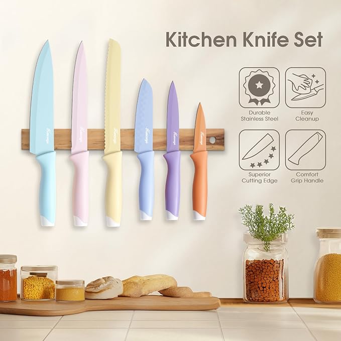 Knife Set, Stainless Steel Chef Knife Sets - Image 6