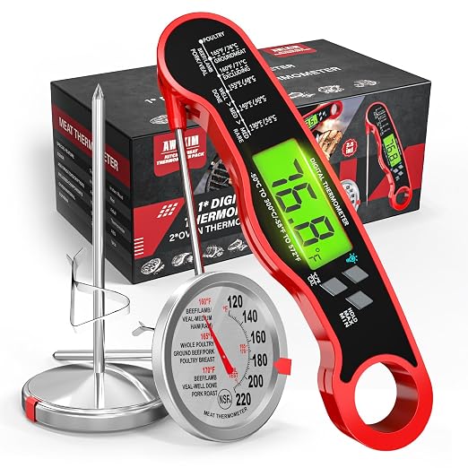 AWLKIM® 3 Pack Meat Thermometer by AWKLIM